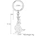 Imagen de BAMAY Acero Inoxidable Loro Llaveros Guacamayos Cockatiel Pájaro Coche Llavero Charms Regalos para Mujeres Niñas