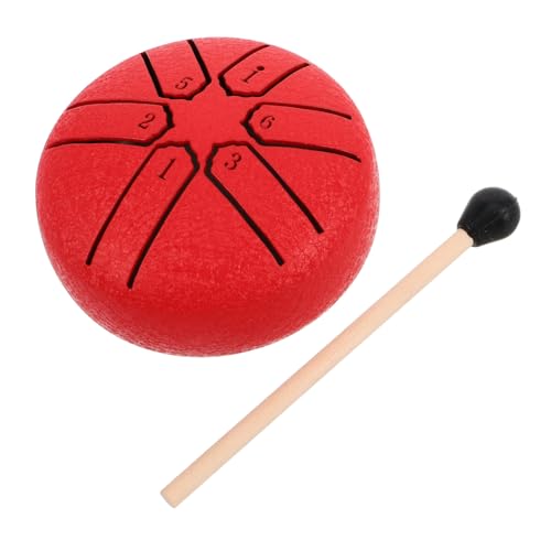 SUPVOX Rain Drum for outside 6-note Mini Tongue Drum for Boys and Girls Adults Outdoor Use