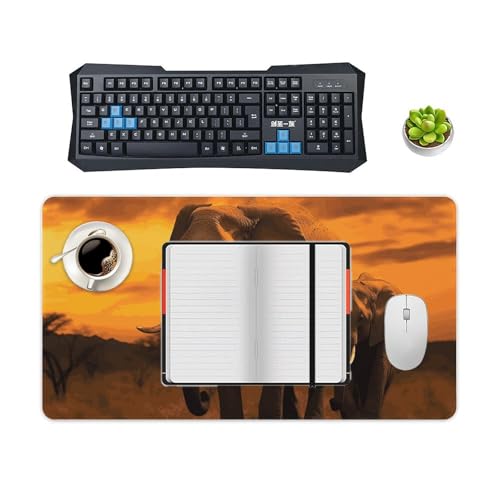 Tapis de souris de jeu LED grand format avec base antidérapante - 4