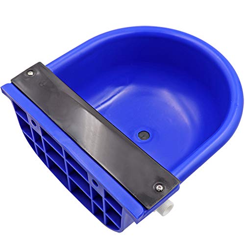 MUDUOBAN Blue Automatic Water Bowl with Drainage Hole for Dog Cattle Horse Float Valve Sheep Goat Calf Sow Large Animal Waterer by Livestocktool - Thumbnail 4