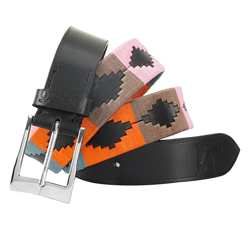 Polo Belt 100% Leather Embroidered Unisex Gaucho Argentina Strong Argentinian Style Hand Stitched Argentinian Leather4