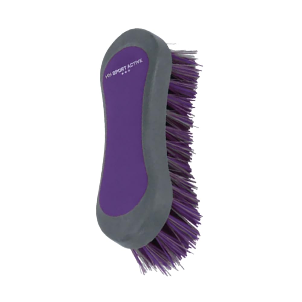 Hy Sport Active Horse Face Brush (One Size) (Royal Violet)
