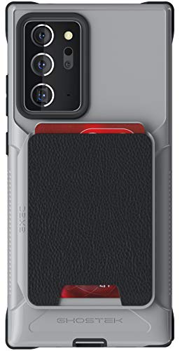 Ghostek Exec Magnetic Wallet Case for Note 20 Ultra with Card Holder and Accessories Heavy Duty Shockproof Protection Wireless Charging Compatible Cover 2020 Galaxy Note20 Ultra 5G (6.9 Inch) - (Gray)