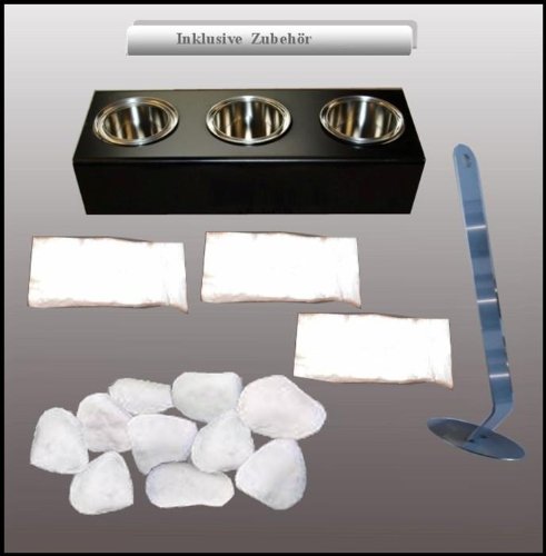 Carburant du réservoir de cheminée de gel et kit complet de 18 pièces d'ornement