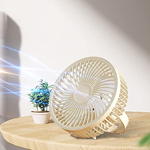 Ventilador de camping portátil USB con gancho para tienda de campaña exterior 2