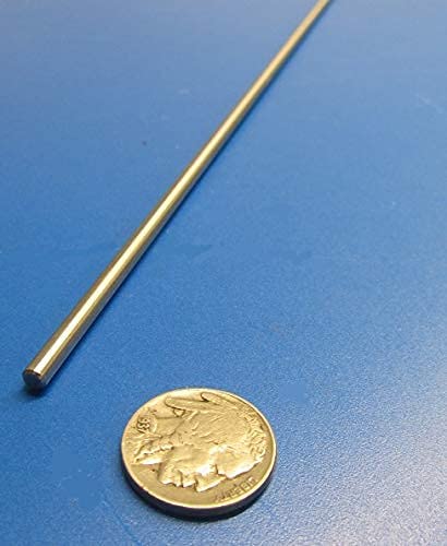 316 Stainless Steel Hardened Shaft 4mm Diameter x 800mm Long 1 pc