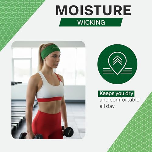 Image of COLD FACTOR Cooling Headband for Women and Men - UPF 50+ Advanced Evaporative Comfort, Instant Cooling Sweatband for Outdoor Sports, Fitness, Yoga, Hiking, Running, and Workout