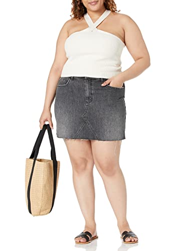Image of The Drop Women's Arhaan Denim Mini Skirt