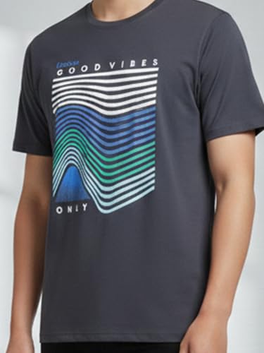 Image of Dollar Men's Pack of 1 Printed Non Zipper Round Neck T-Shirt