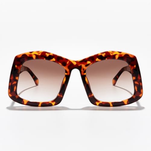 Fashion Oversized Sunglasses for Women Men Trendy Candy Color Shades Stylish Retro Eyewear for Beach Driving Street Style2