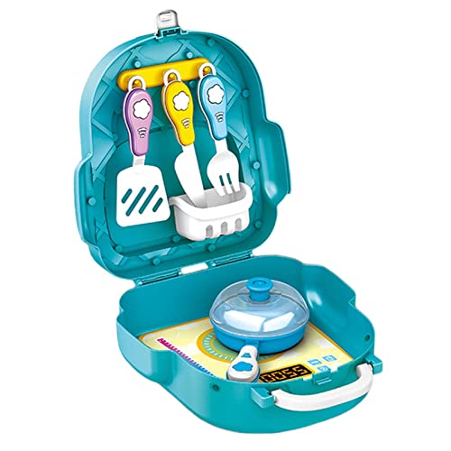 Conjunto de brincadeiras para cozinhar para crianças,Tocar Comida Panelas Utensílios Pratos com Moch