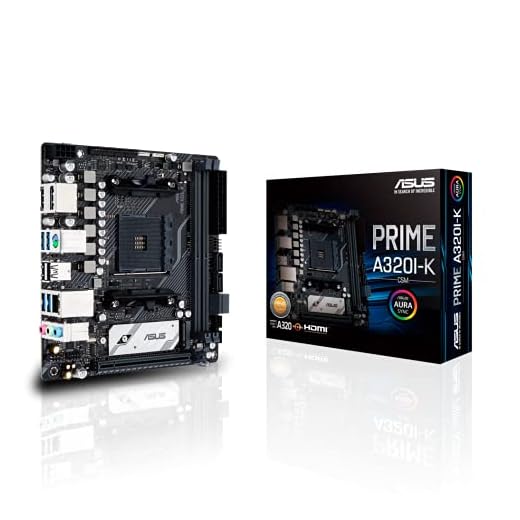 ASUS Prime A320I-K Mini-ITX moderkortsuttag AM4 USB3.0/M.2/DP/HDMI
