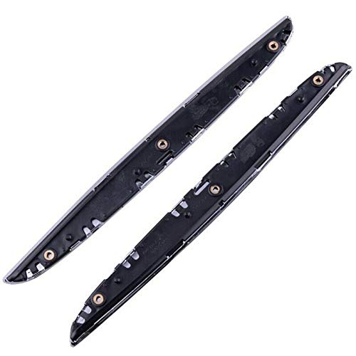 Oikabio 2Pcs Chrome ABS Paraurti Anteriore Sopra