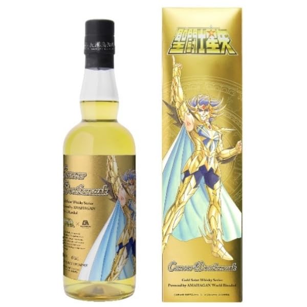 Amazon.co.jp: 聖闘士星矢ウイスキー 47％ 700ml キャンサーデスマスク  