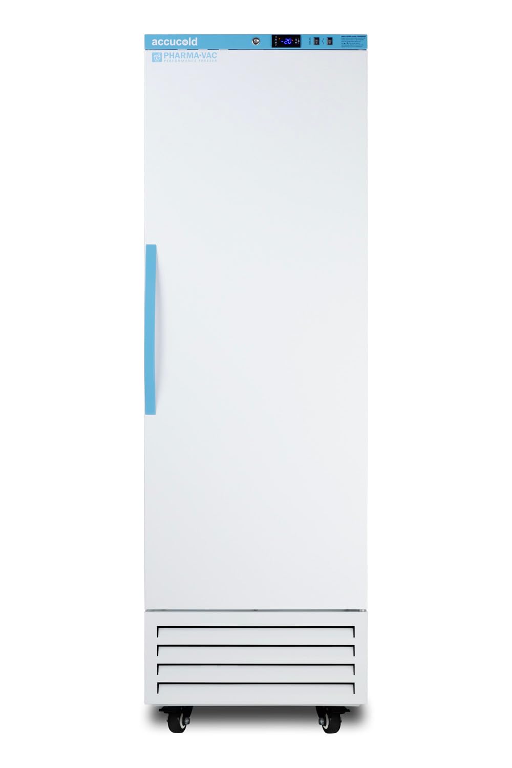 Accucold AFS14PVLHD Medical Pharmacy 9.53 Cu. Ft. Upright Vaccine All-Freezer, -30°C to -10°C, +/-1ºC Variation, High/low Temperature Alarm (LHD)