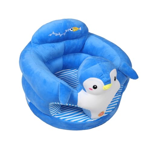 JOINPAYA Portable Sofa Support Chair for Boy Girl Thickened Floor Seat Cushion with Cartoon to Sit Feeding Play Chair for Newborns
