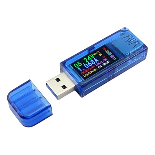 SHOOYIO USB3.0テスター USBパワーメーター 3.7-30V 0-4A 電圧テスター マルチメーター USB電流計テスター LCDディスプレイ電圧計