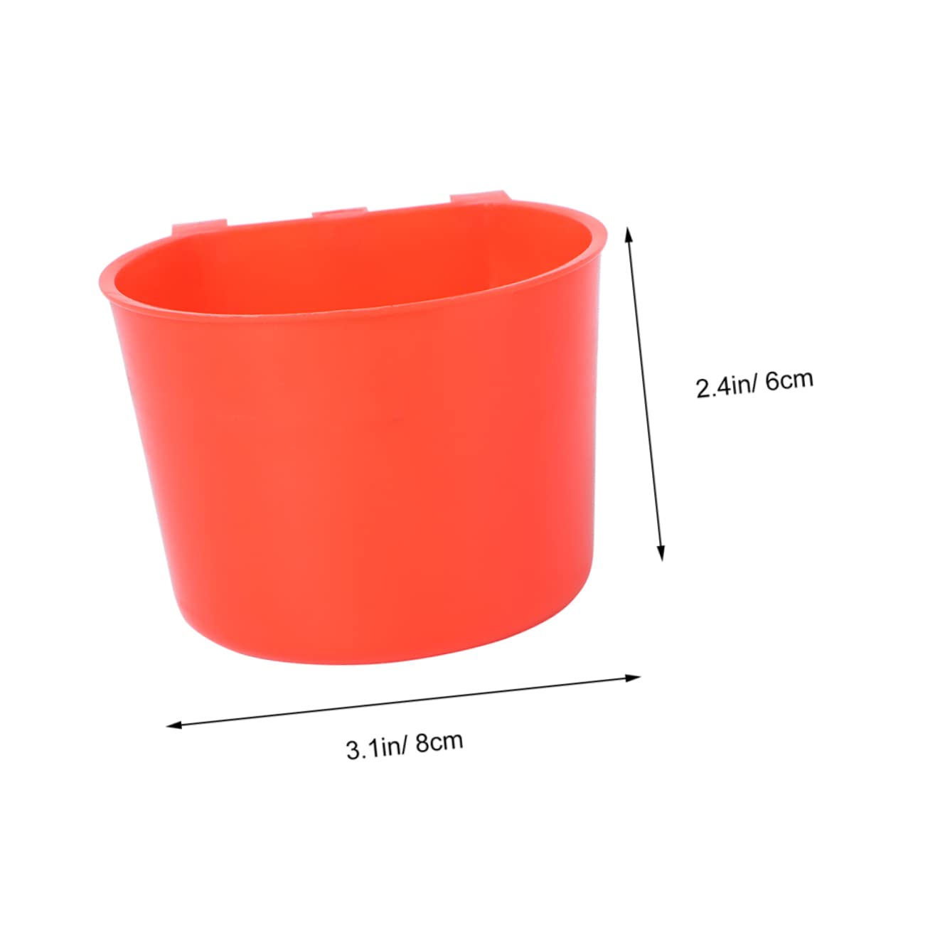 12 Uds Mini Suministros Útiles para Chinchilla Soporte para Jaula para Beber Y Comer Tazones para Cacatúa Colibrí Rojo Taza para Animales Pequeños Alimentación Pesada