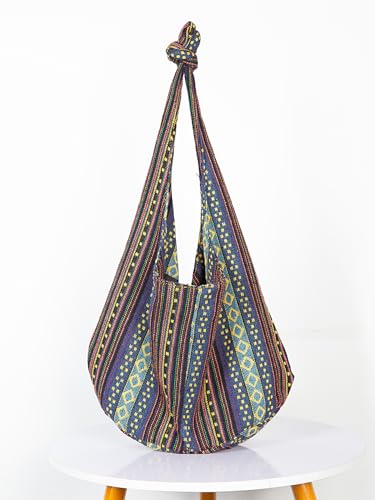 Women Cotton Linen Handbags Cozy Crossbody Shopping Handbags Messenger Bags Casual Tote Handmade Bag2