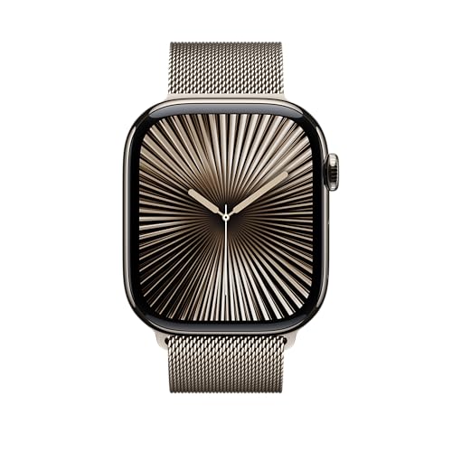Image of Apple Watch Band - Milanese Loop - 46mm - Natural - S /M