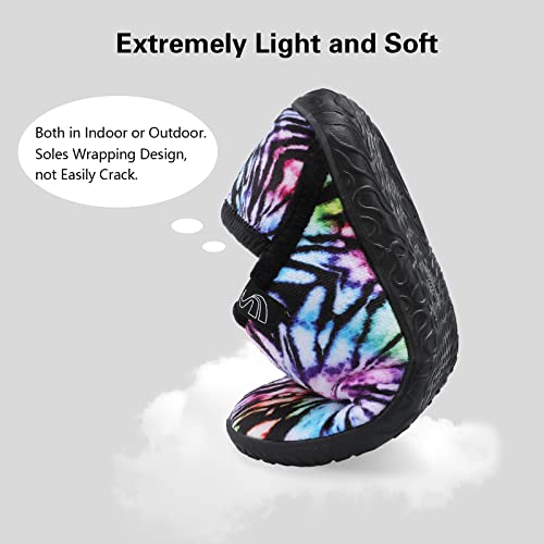 Image of Spesoul Fuzzy House Slippers for Women Men Indoor Closed Back Lightweight Cozy Faux Furry Lining Barefoot House Shoes Slipper Socks for Bedroom Home Office Yoga Outdoor Walking Shoes