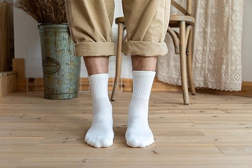 2 Pairs Solid colour crew socks - Mens Colorful Cotton Socks - Novelty Solid Dress Sox Colorful Fashion Fun2