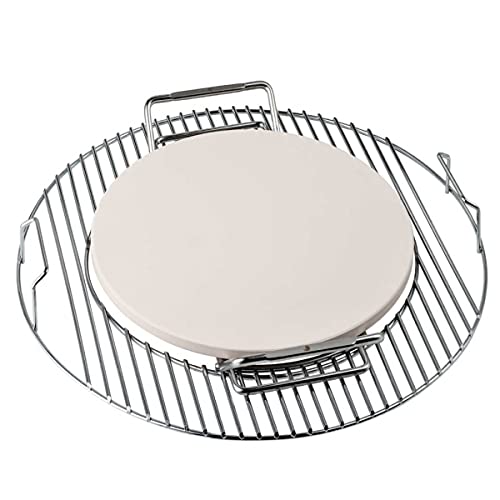 Boomex Pizzastein 30 cm und Halterung für Grill 57646