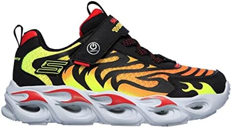 Skechers Kids Boys, S Lighs, Sport Lighted Sneaker, Black/Red,1 Little Kid | Image 1