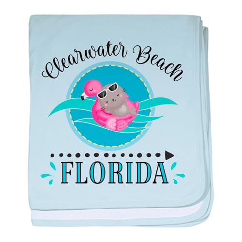 CafePress Clearwater Beach Florida Baby Blanket, Super Soft Newborn Swaddle
