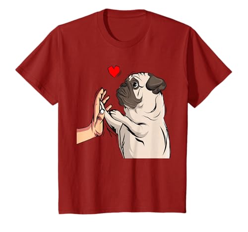 Pug Love Funny Dog Lover Owner Girls Gift Maglietta