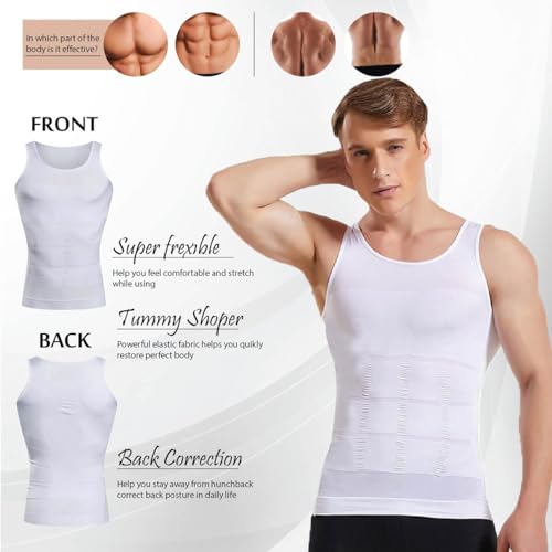 SelureWear Shaping Tank Men 2.0, 2025 Breathable Invisible Compression Shirts Shaper Vest for Men Build Perfect Body2