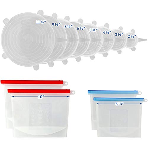 EcoPeaceful Stretch Silicone Food Cover Lids