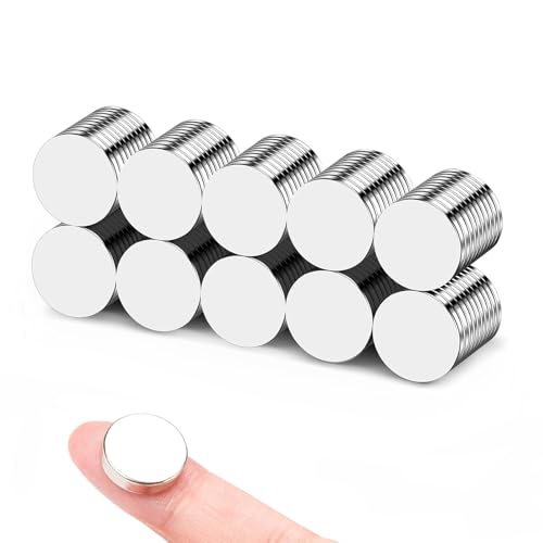 Image of 100 Pcs Strong Neodymium Magnets, 15x2mm Small Magnes Rare Earth Magnet for Crafts, DIY