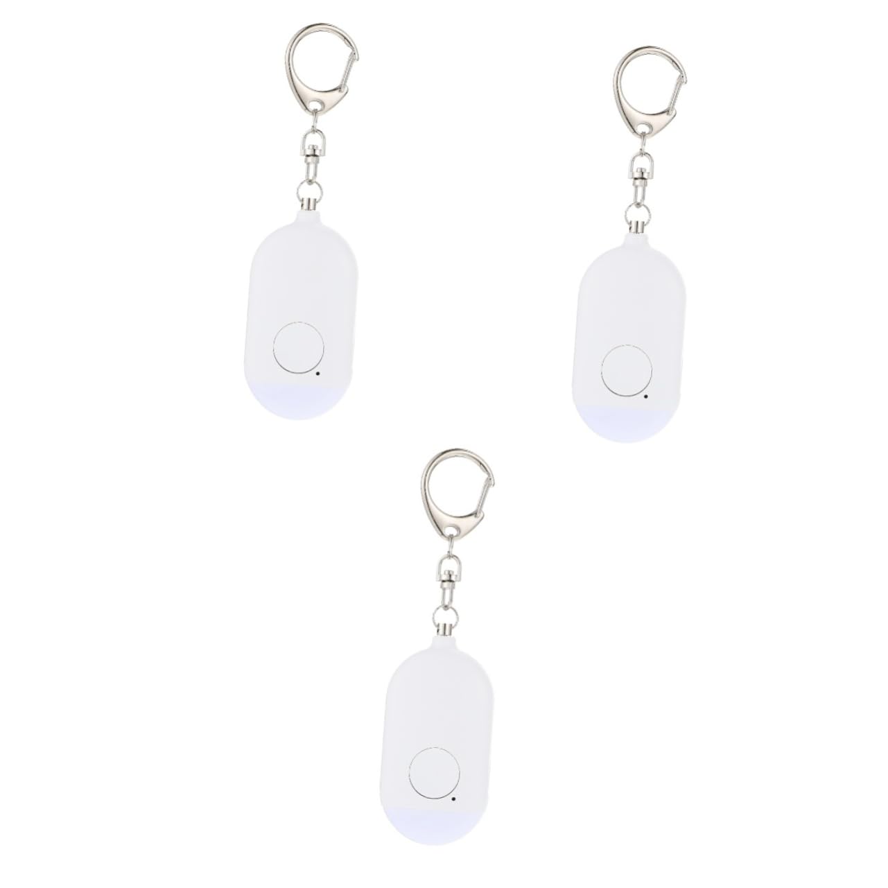 Hemobllo 3ensembles Alarme De Sécurité Portable avec Lampe De Poche Système Alarme Suspendu pour Femmes pour Activités Extérieures Personnelle