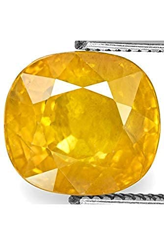 JAGDAMBA GEMS Original 8.32 Carat/9.25 RATTI Yellow Sapphire-Pukhraj Stone Unheated,Untreated,Ceylon Quality Original Natural (B09G1C6NPB) Amazon Price History, Amazon Price Tracker
