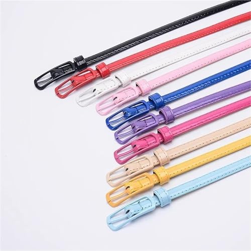 Belts for Women, Ladies Fine Belt Japanese Word Buckle PU Ladies Fashion Belt Thin Waist Skirt4