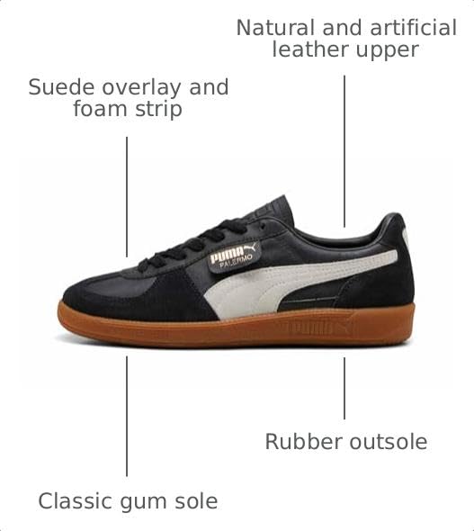 Image of Puma Mens Palermo Leather Shoes