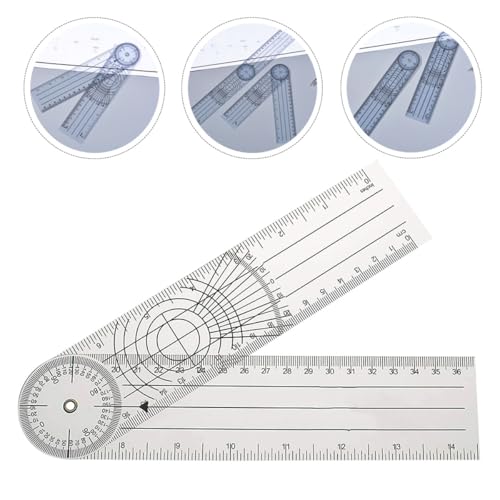 Goniómetro de plástico PVC para medición ortopédica miniatura 5