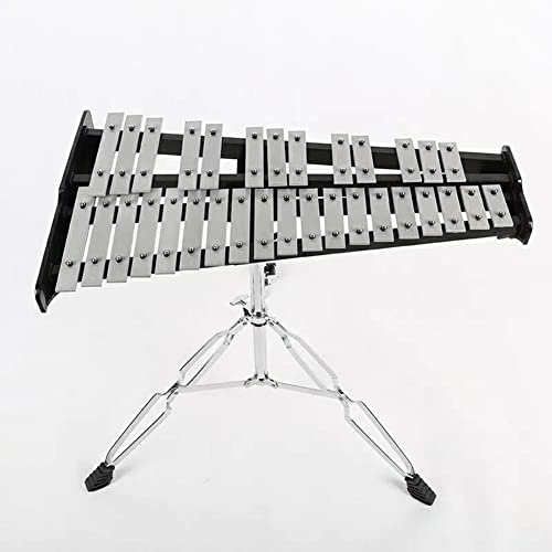 Xylophone Glockenspiel Pliable 32 Notes LOMUTY - Kit Complet Avec Support Réglable Pour Débutants