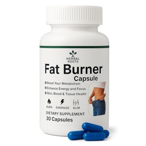 Fat Burner Capsules for Men & Women – 30 Caps Belly Fat Burner | Weight Loss Supplement