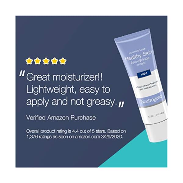 Neutrogena-Healthy-Skin-Anti-Wrinkle-Retinol-Cream-with-Vitamin-E-and-Vitamin-B5-Night-Moisturizer-with-Retinol-Vitamin-E-Vitamin-B5-Glycerin-14-oz Neutrogena Healthy Skin Anti Wrinkle Retinol Cream with Vitamin E and Vitamin B5 - Night Moisturizer with Retinol, Vitamin E, Vitamin B5, Glycerin, 1.4 oz