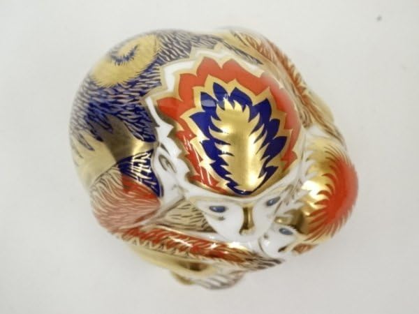 猿の親子　ロイヤルクラウンダービー陶器置物 B)猿の親子 Royal Crown Derby ロイヤルクラウンダービー 陶器置物 美