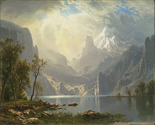 Tableau sur toile poster 58 x 90 cm sans cadre Bierstadt