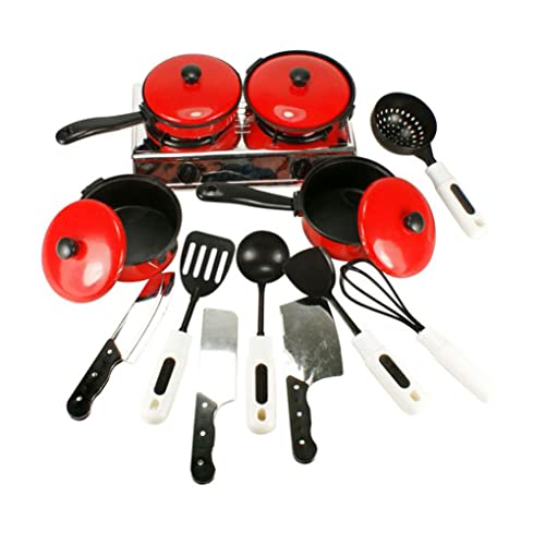 Sraeriot 13pcs/Set küche so tun Toys Kind kochtier Spiele spielküche Sets Rollenspiel Toys Kochen kochungen tensilien…