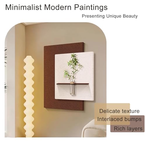 Décoration murale en grès 3D avec composition florale et éclairage LED noir de 80x100 cm