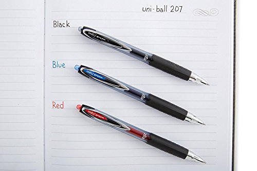 Uni-Ball Signo Gel 207 Rollerball 0.7mm 6 unidades rojo miniatura 5