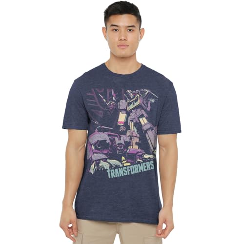 T-shirt Transformers Decepticon Soundwave bleu marine pour fan de pop culture