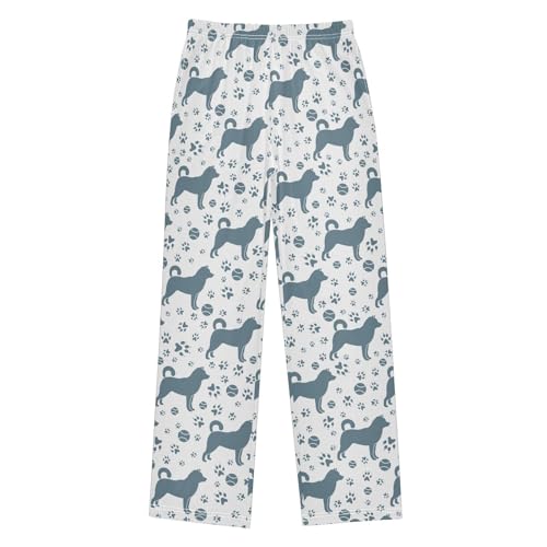 Boys' Pants Dalmatian Dogs Paws Tennis Ball Long Bottoms Jogger Pants Elastic Waist Trousers with Pockets S-XL