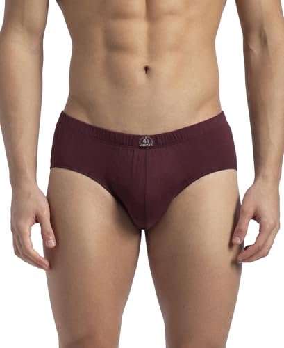 Image of Jockey 8035 Men Super Combed Cotton Solid Brief with Ultrasoft Concealed Waistband