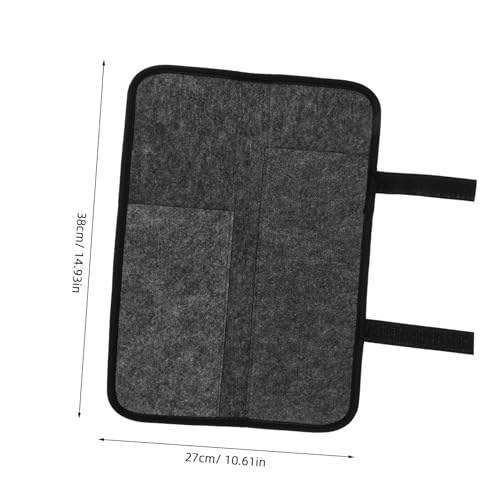 Bolsa organizadora para herramientas de peinado de cabello WOONEKY, bolsa colgante para viaje para planchas y rizadoras, material de fieltro protector para uso en casa y salón miniatura 2